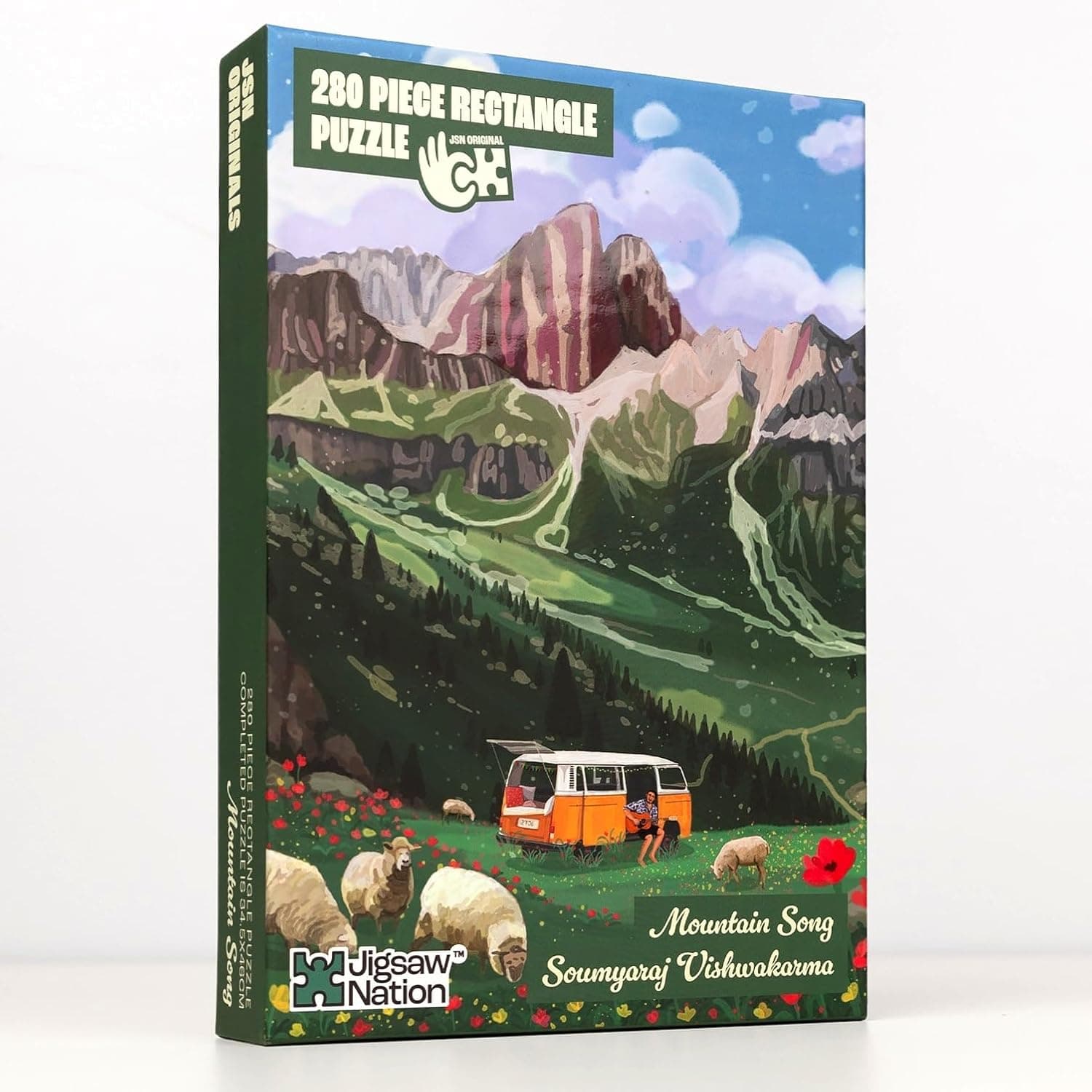 JIGSAW PUZZLE - MOUNTAIN SONG (280PC) board game — buy in India