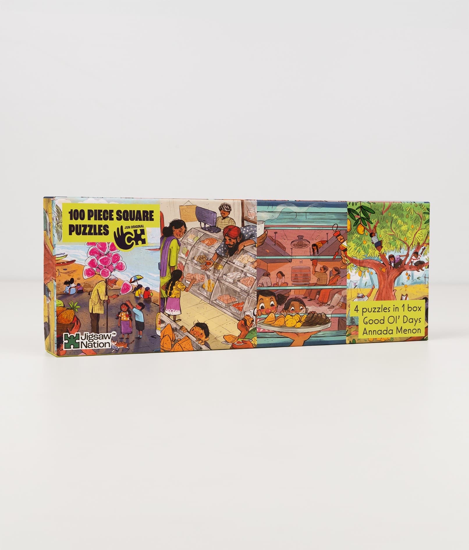 JIGSAW PUZZLE - GOOD OL' DAYS (100PC 4-IN-1) board game — buy in India
